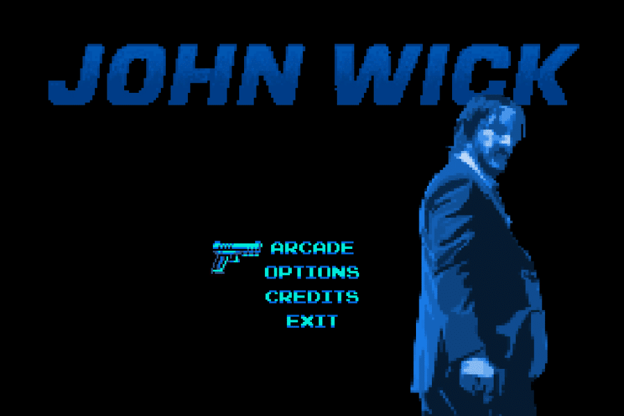 Crean juego de John Wick con gráficos de 8bits
