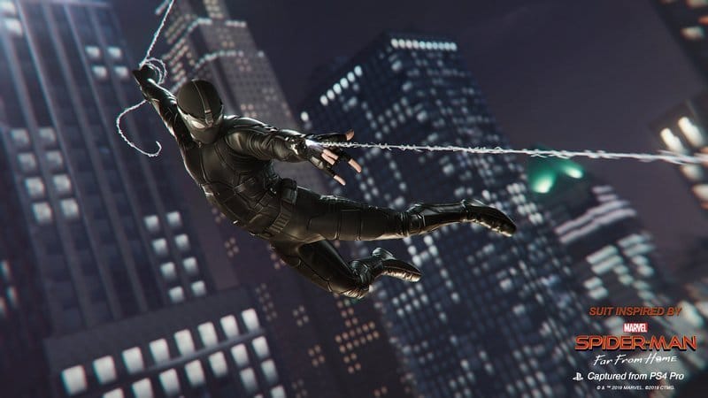 Marvel’s Spider-Man tendrá dos trajes gratuitos de la película Far From Home