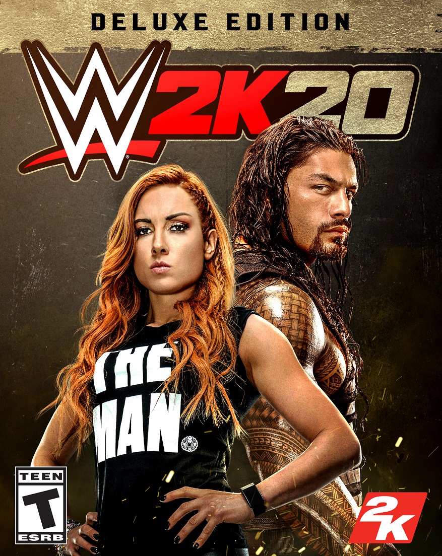 Becky Lynch y Roman Reigns son las superestrellas de la portada de WWE 2K20, GamerSRD