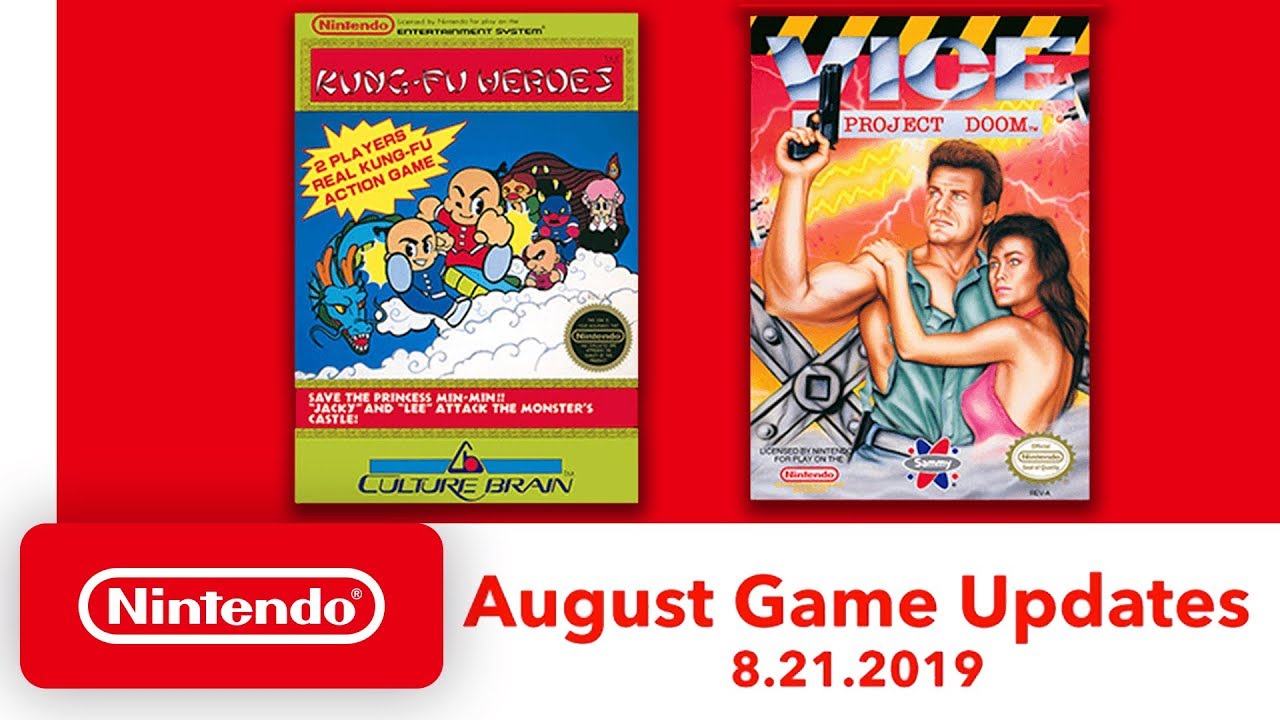 Nintendo Entertainment System - August Game Updates - Nintendo Switch Online, GamersRD
