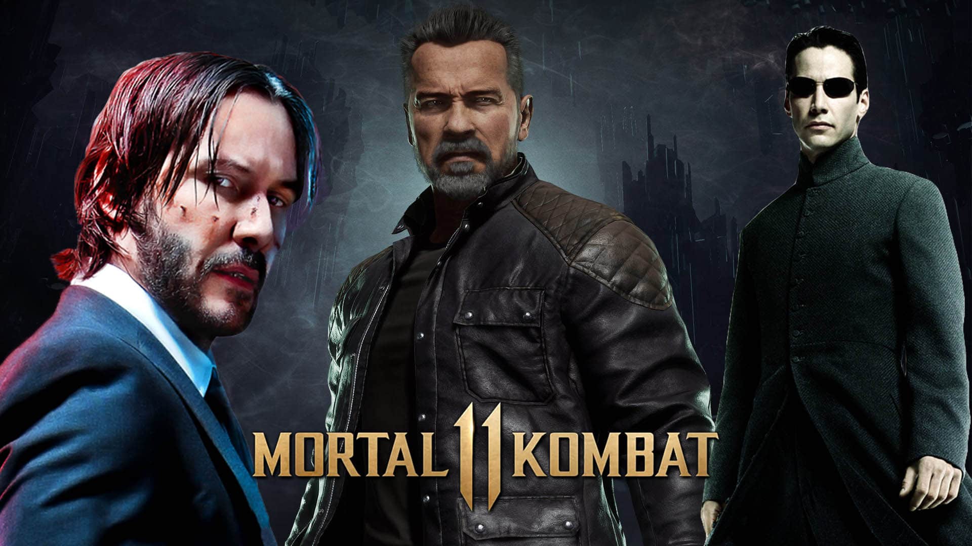 Ed Boon , Keanu Reeves en Mortal Kombat 11 como John Wick o Neo de Matrix , GamersRD