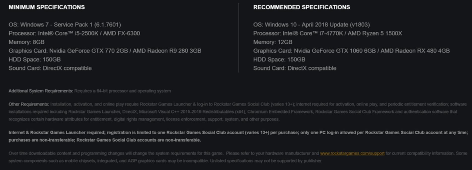 Red DEad Redemption requisitos PC GamersRD