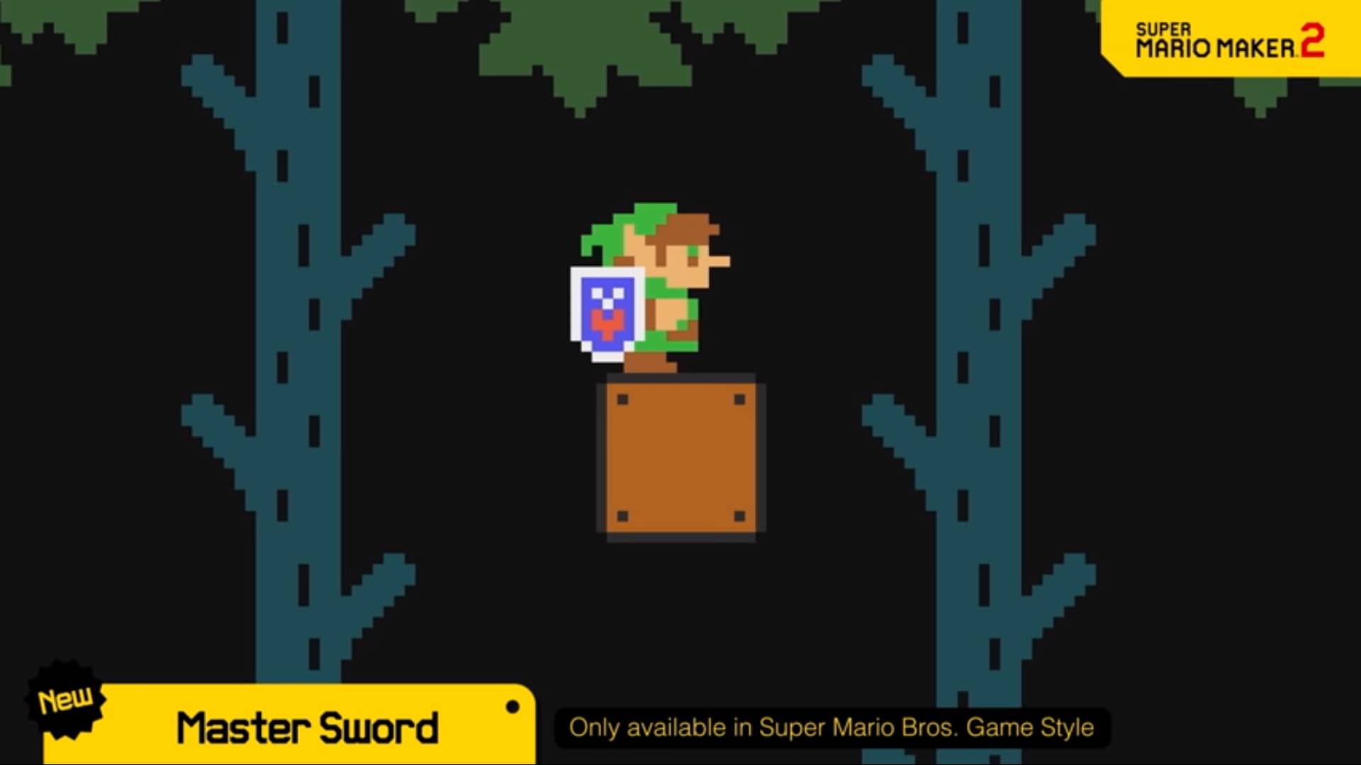 Super Mario Maker 2 agregará The Master Sword y Link