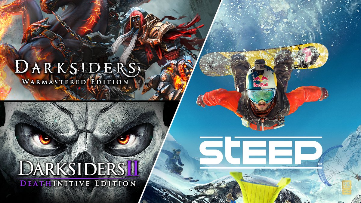 Darksiders, Darksiders 2, y Steep estan gratis en Epic Games Store, GamersRD