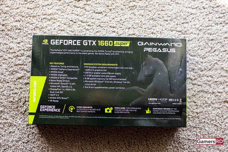 NVIDIA GeForce GTX 1660 Super Gainward Pegasus Review, 1 GamersRD