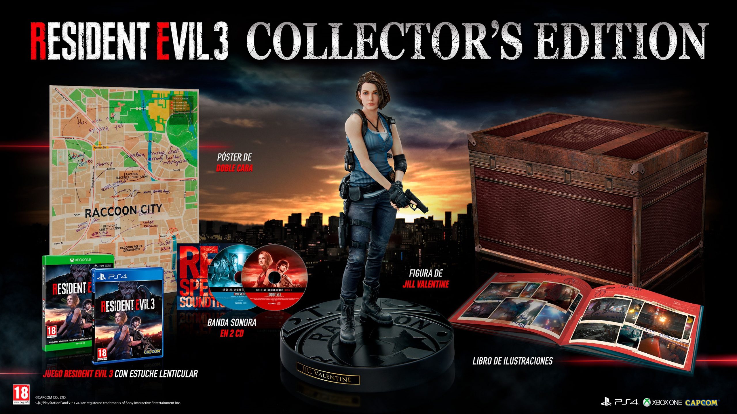 Resident Evil 3 Remake revela su Collector's Edition
