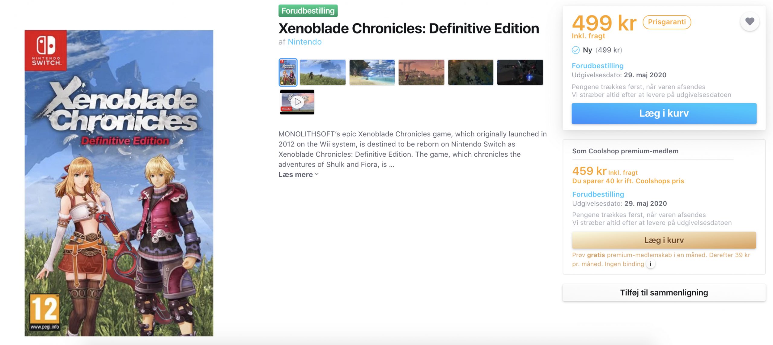 Xenoblade Chronicles: Definitive Edition saldrá en mayo según minorista