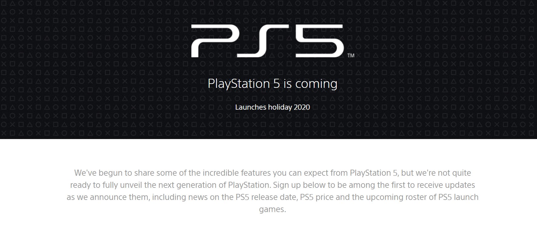 Sony confirma que nueva información sobre PS5 no se revelará por ahora GamersRD