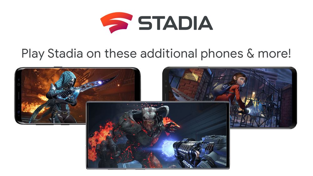 Stadia expande el listado de teléfonos compatibles con el servicio