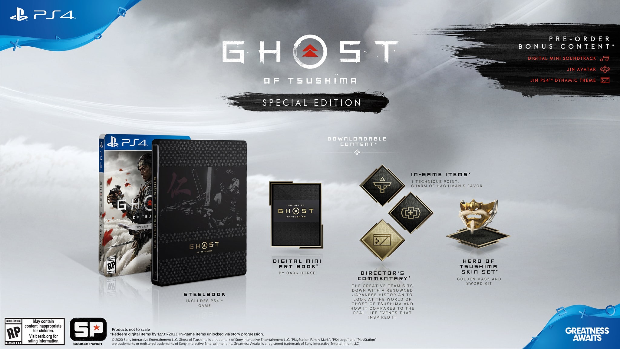 Ghost of Tsushima detalla las versiones especiales y bonos pre-orden