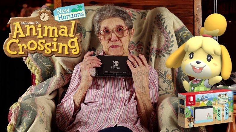 La abuela gamer de 88 años recibe una edición especial de Animal Crossing New Horizons, GamersRD