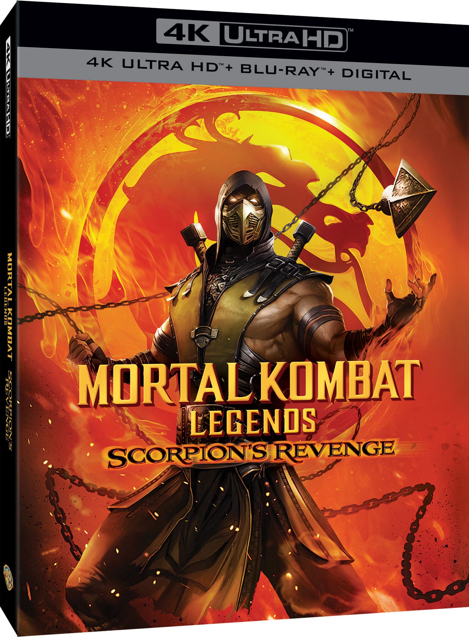 Mortal Kombat Legends Scorpion’s Revenge, Blu Ray 4K, GamersRD