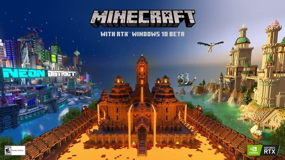 NVIDIA , Lanzamiento de la beta de Minecraft con RTX Windows , GamersRD