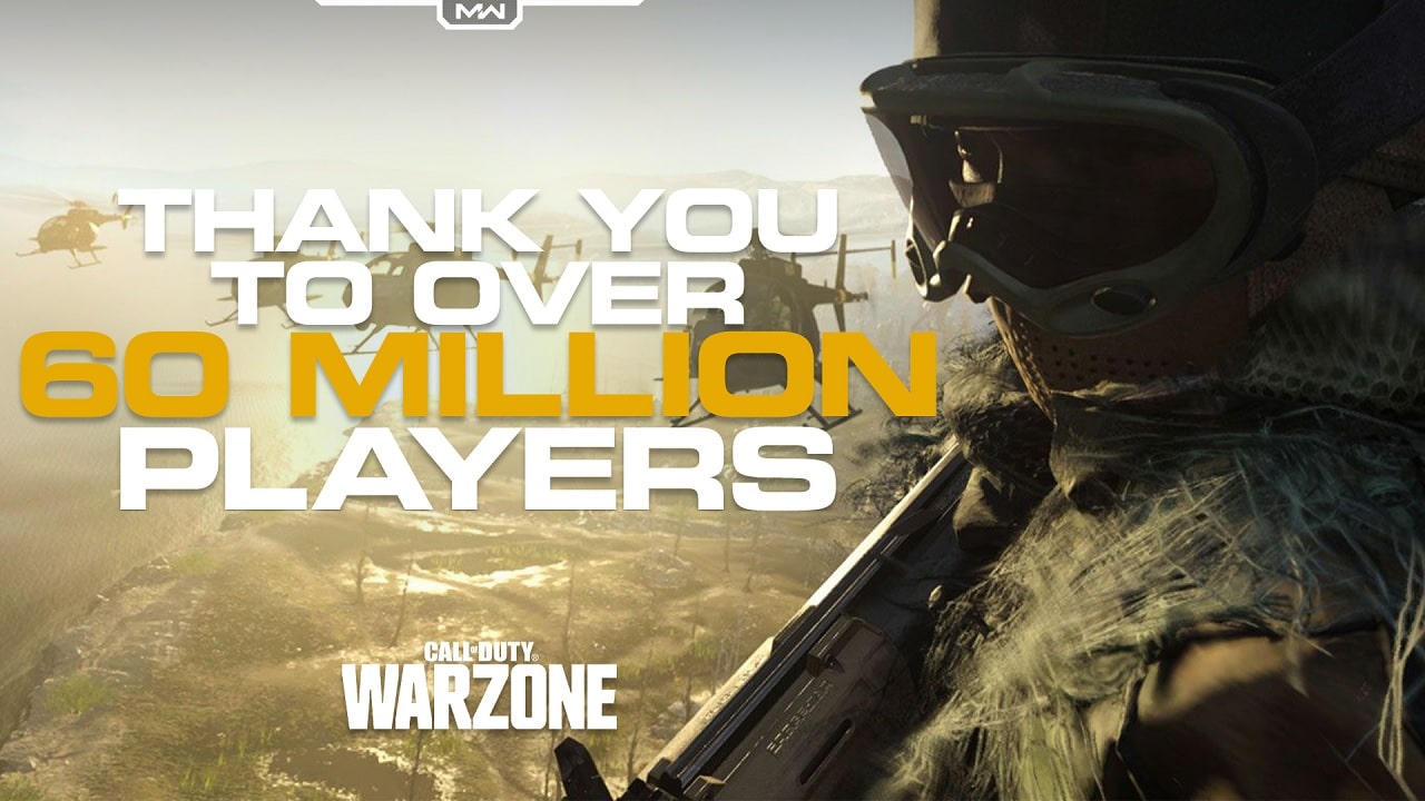 Call of Duty: Warzone tiene más de 60 millones de jugadores