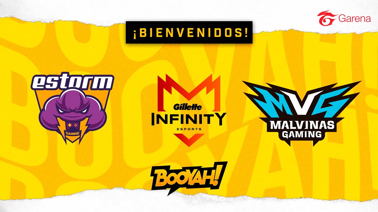 Infinity Esports, Estorm y Malvinas Gaming a BOOYAH!, GamersRD