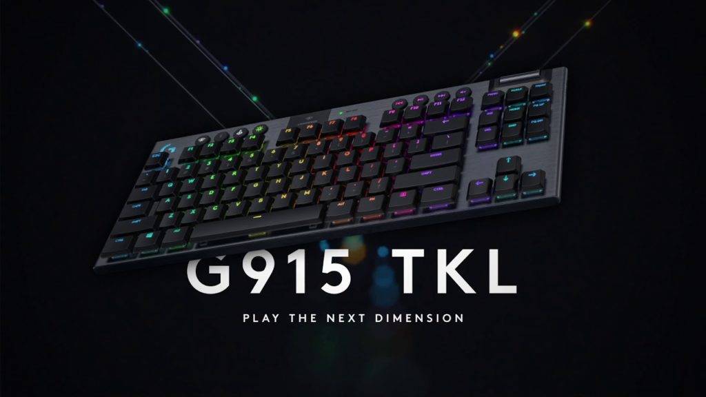 Logitech G ,teclado mecánico inalámbrico G915 TKL,Logitech G915 TKL Tenkeyless LIGHTSPEED Wireless RGB Mechanical Gaming Keyboard, GamersRD
