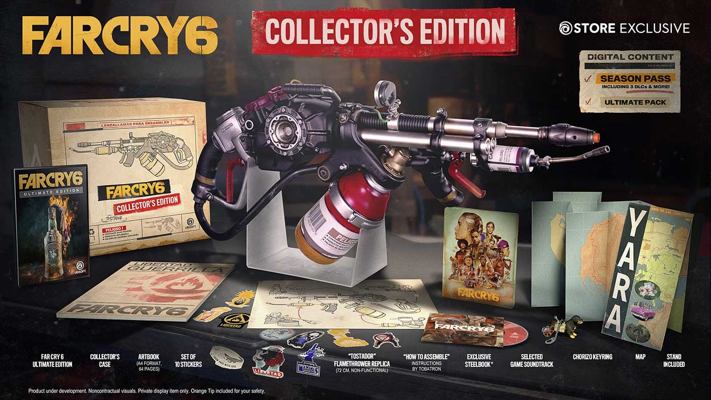 Far Cry 6 traerá un lanzallamas en su Collector’s Edition