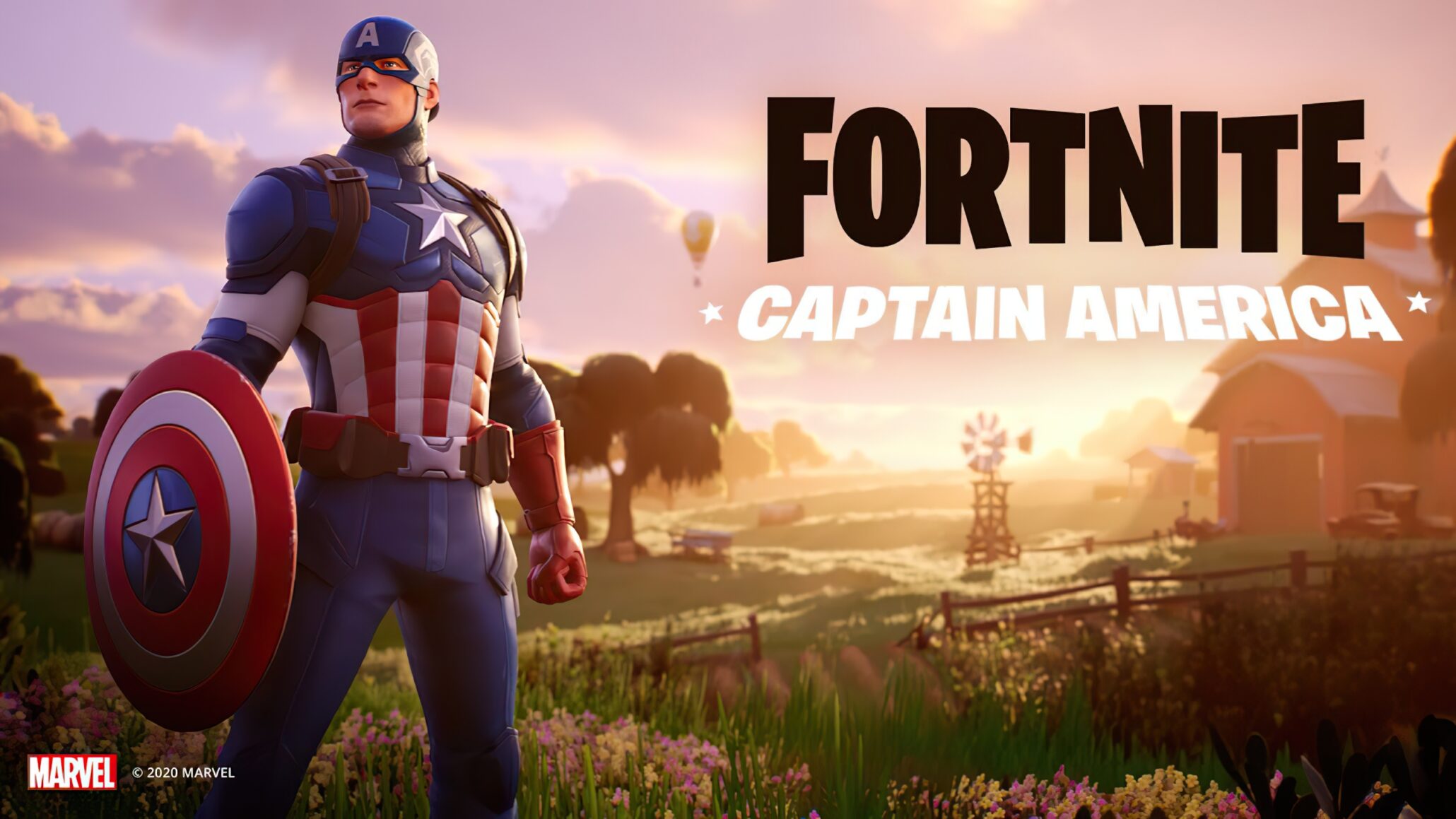 Fortnite recibe al Capitán América en forma de skin el dia de hoy