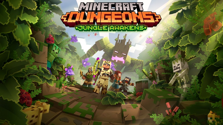Minecraft Dungeons lanza Jungle Awakens y Lost Temple, GamersRD