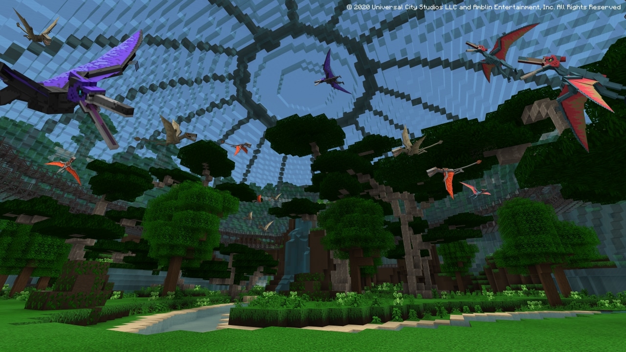 DLC Jurassic World para Minecraft ya está disponible