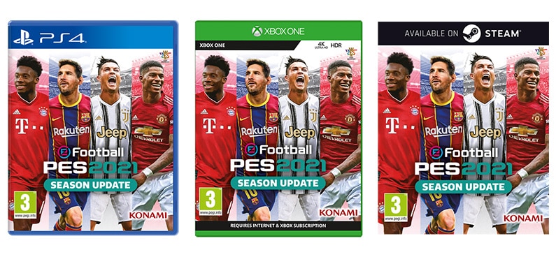 Konami revela la portada final para eFootball PES 2021 SEASON UPDATE, GamersRD