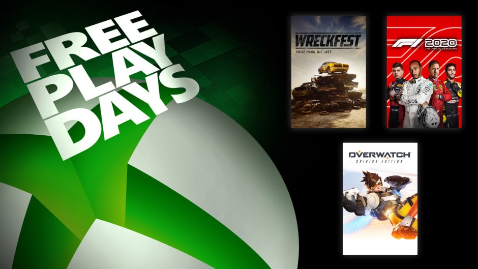 Overwatch Origins Edition, F1 2020 y Wreckfest gratis en Xbox One. GamersRD