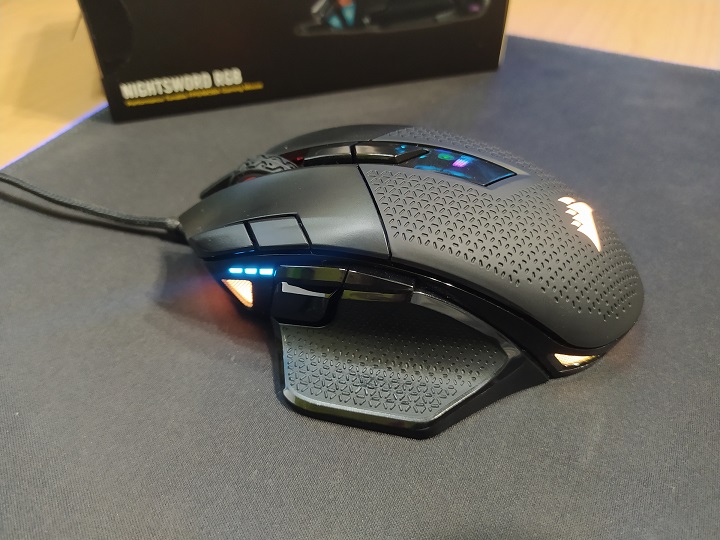CORSAIR Nightsword RGB Tunable FPS MOBA Gaming Mouse, Review, 1,GamersRD