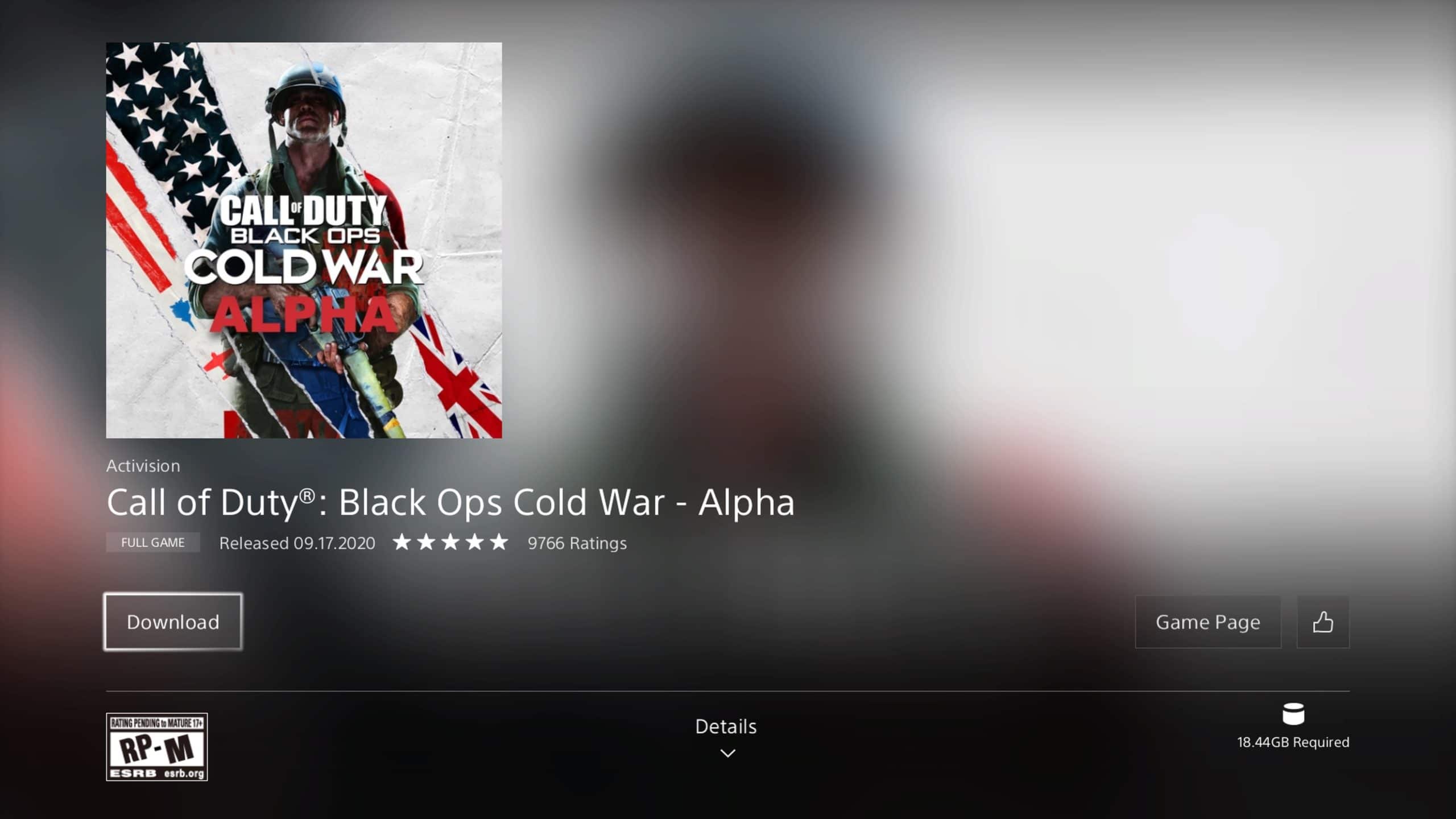 Call of Dutty Black Ops Cold War - Alpha para PS4