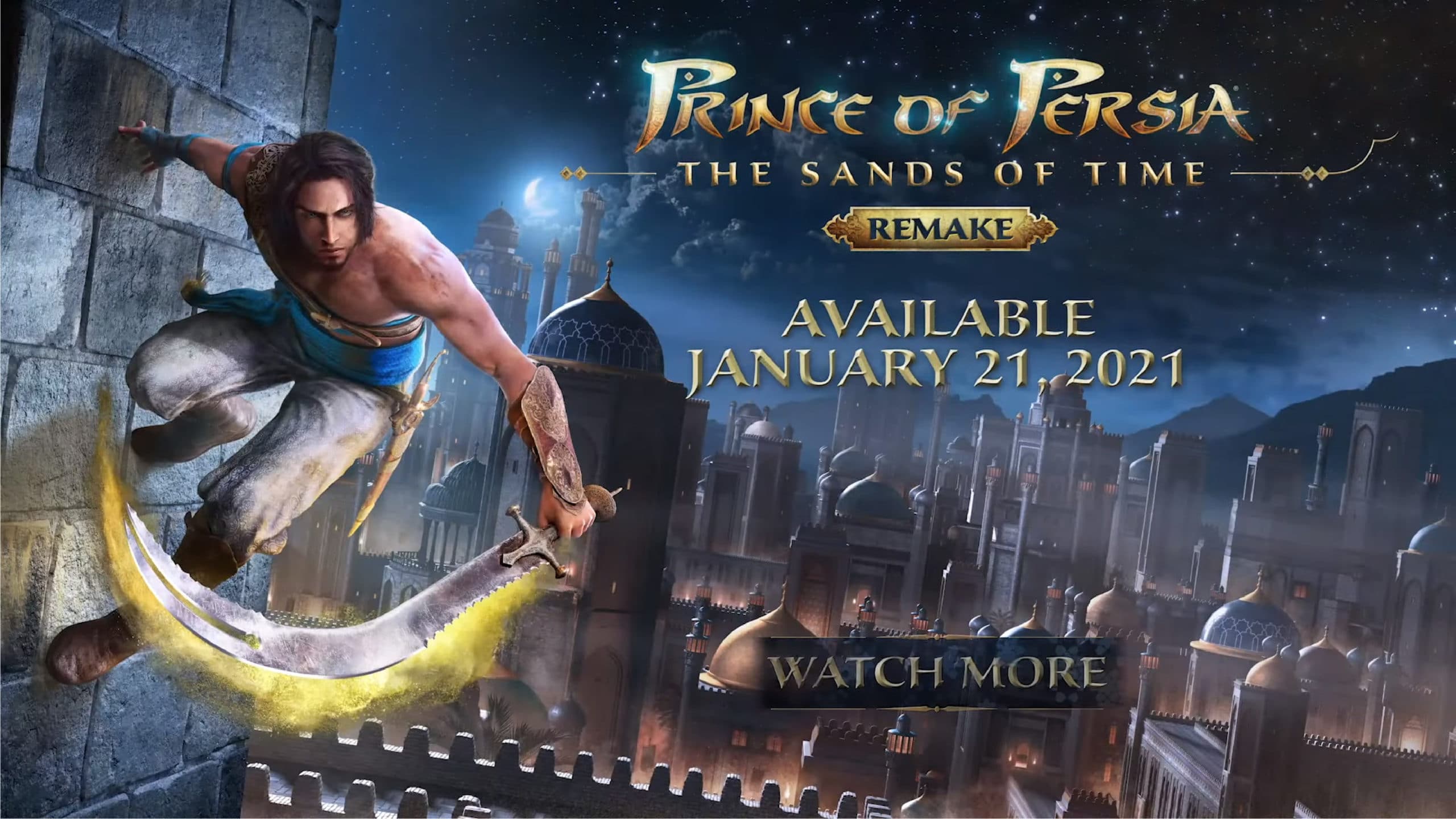 Prince of Persia: The Sands of Time Remake llegará en enero 2021