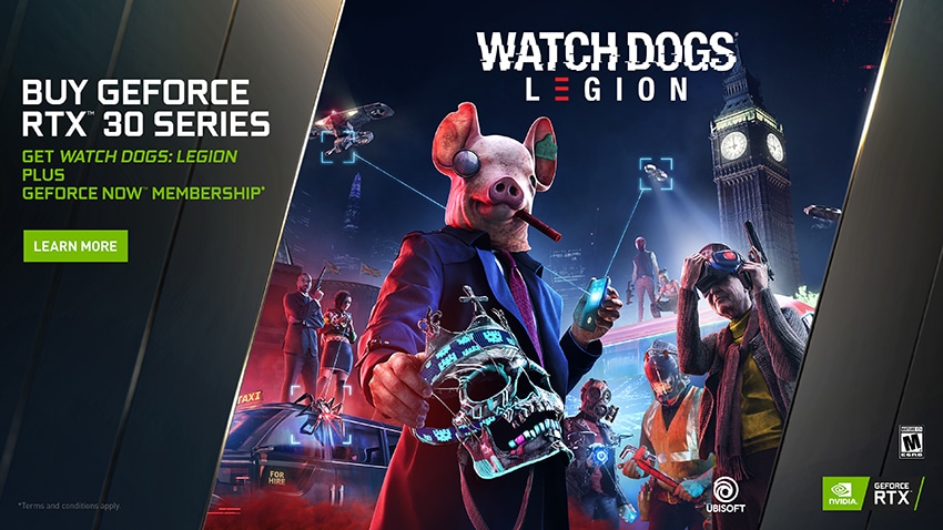 Watch Dogs Legion , NVIDIA, RTX, GeForce, GamersRD
