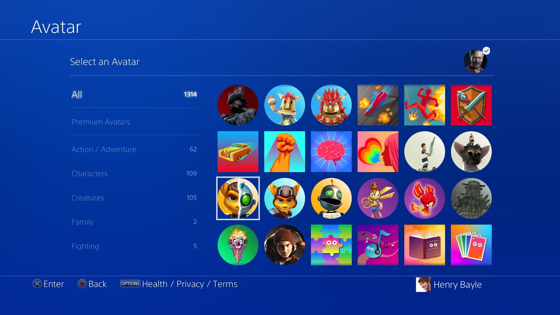 actualización 8.00 de PS4 agrega nuevos avatar, GamerSRD