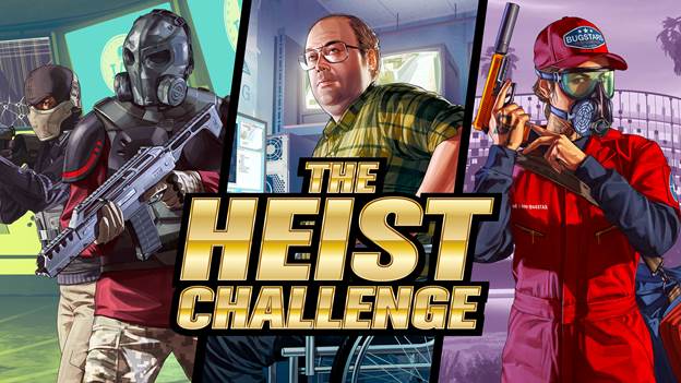 GTA online, The Heist Challengue, GamersRD