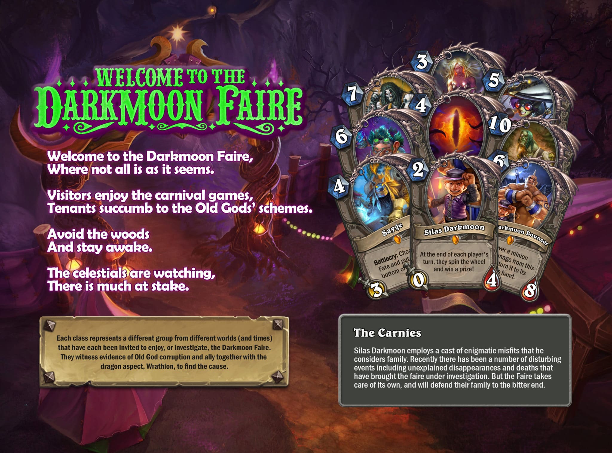 Hearthstone's Darkmoon Faire Expansion ya está disponible