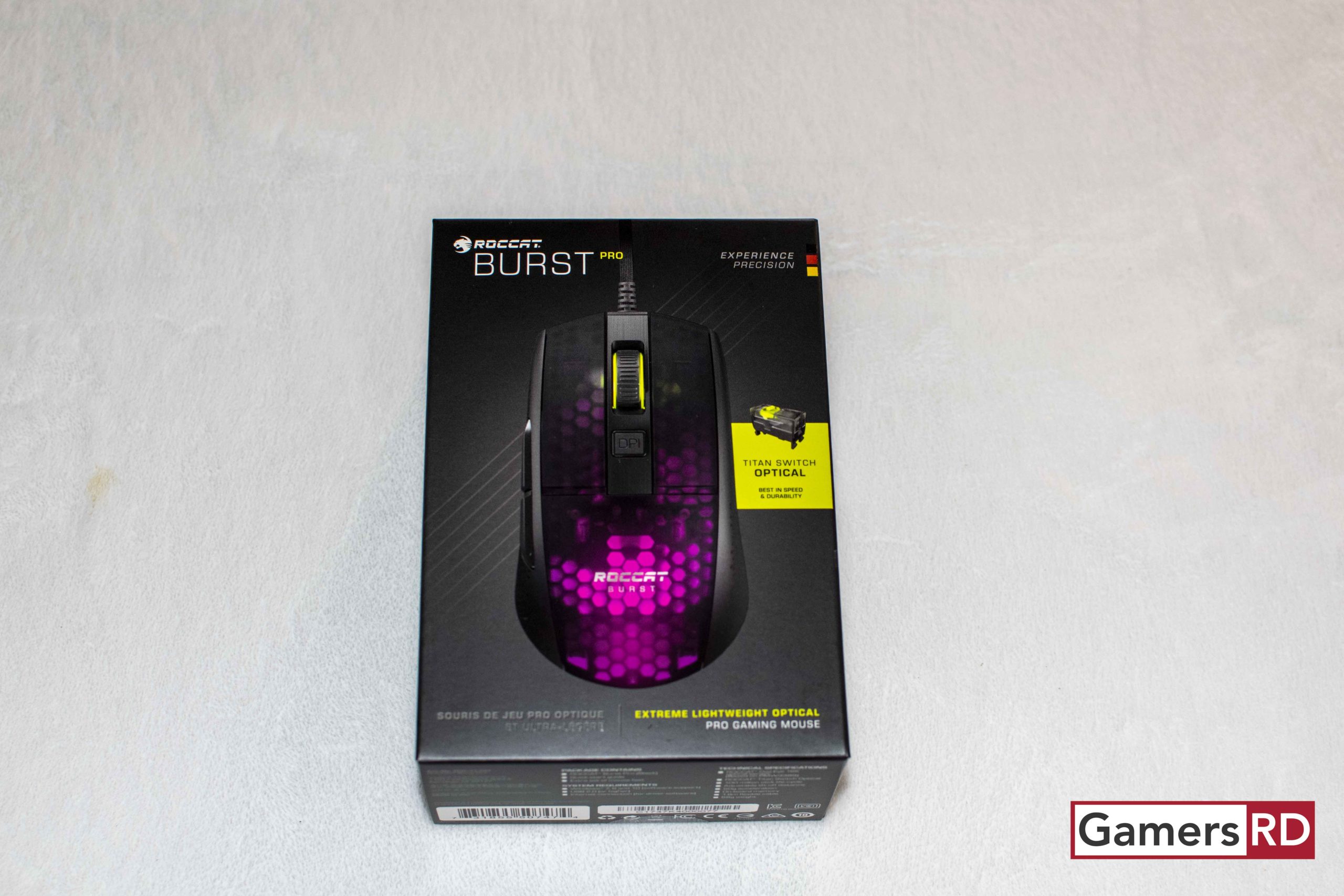 ROCCAT Burst Pro Gaming Mouse Review, GamersRD