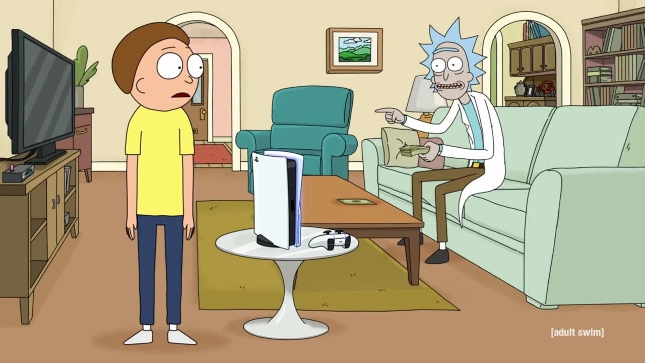 Rick y Morty promocionan en anuncio la PS5, GamersRD