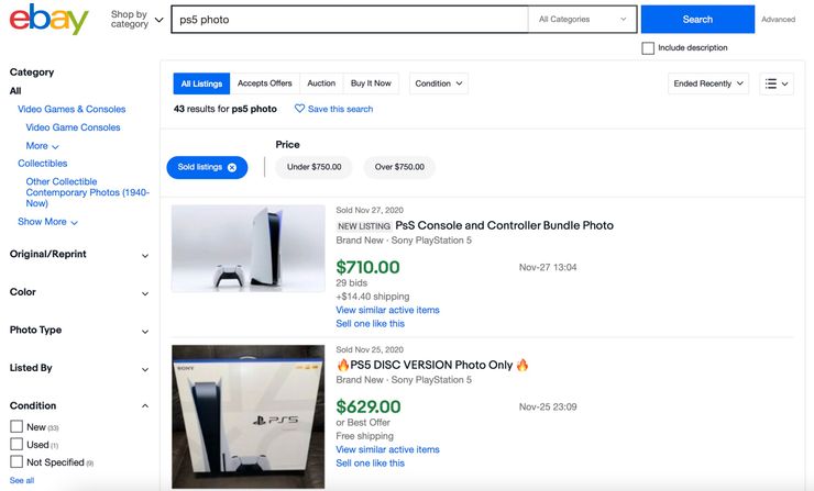 ebay-PS5--scammers-scam, GamersRD