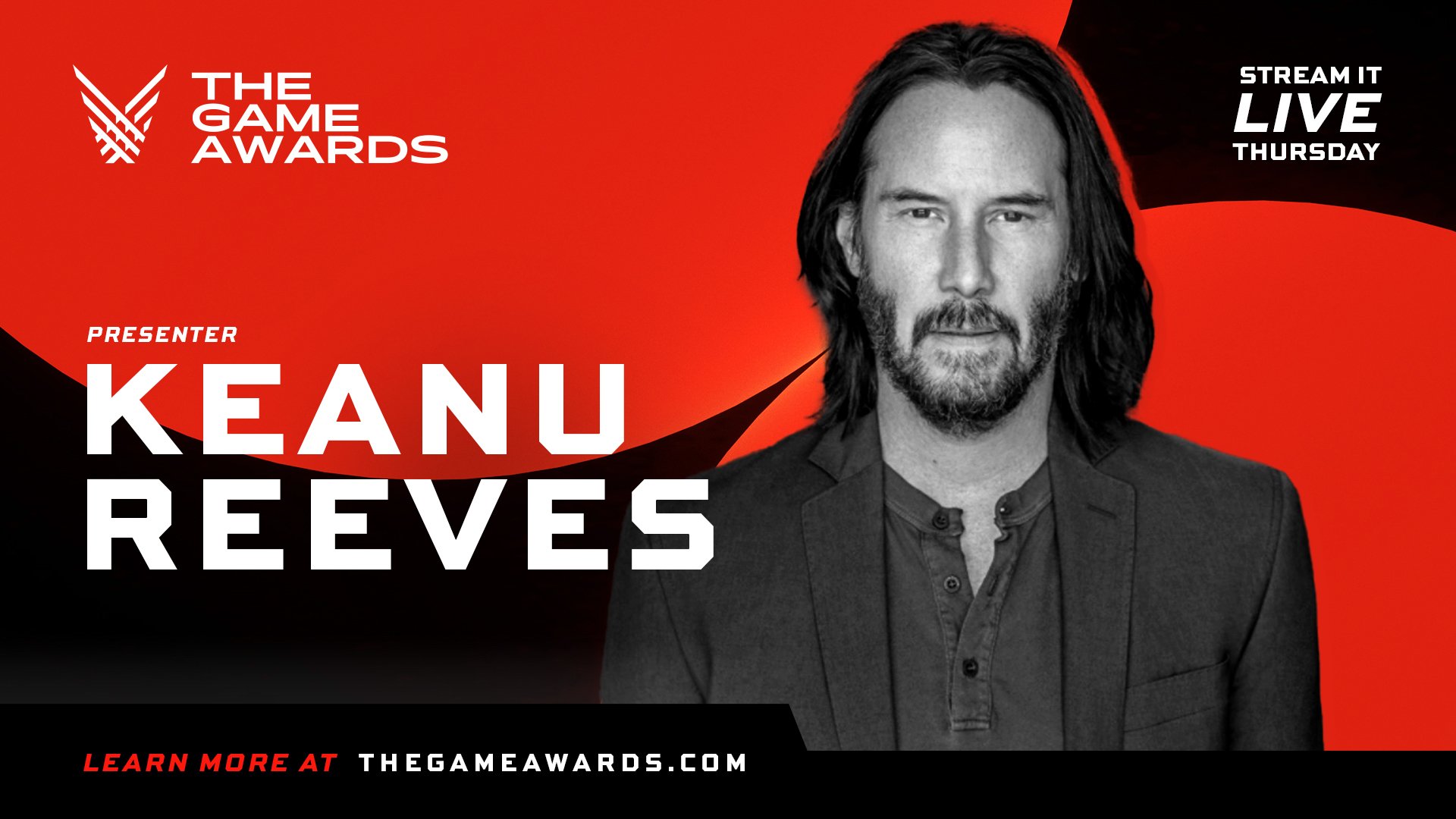 Keanu Reeves confirmado como presentador en The Game Awards 2020