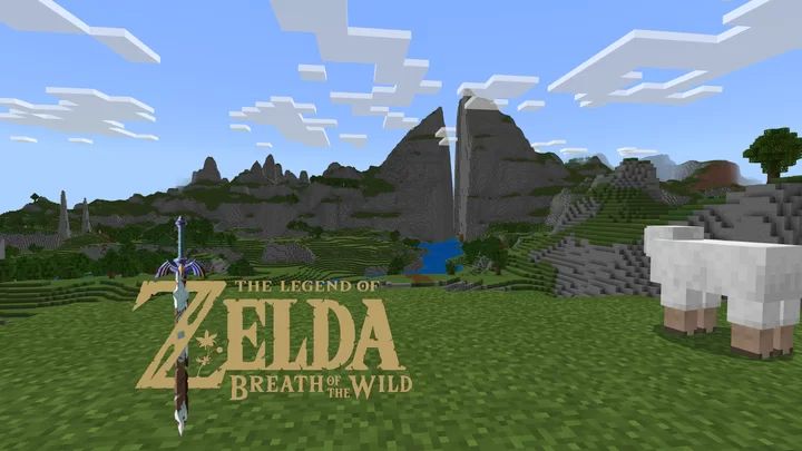 Hyrule de The Legend of Zelda Breath of the Wild es recreado en Minecraft , GamersRD