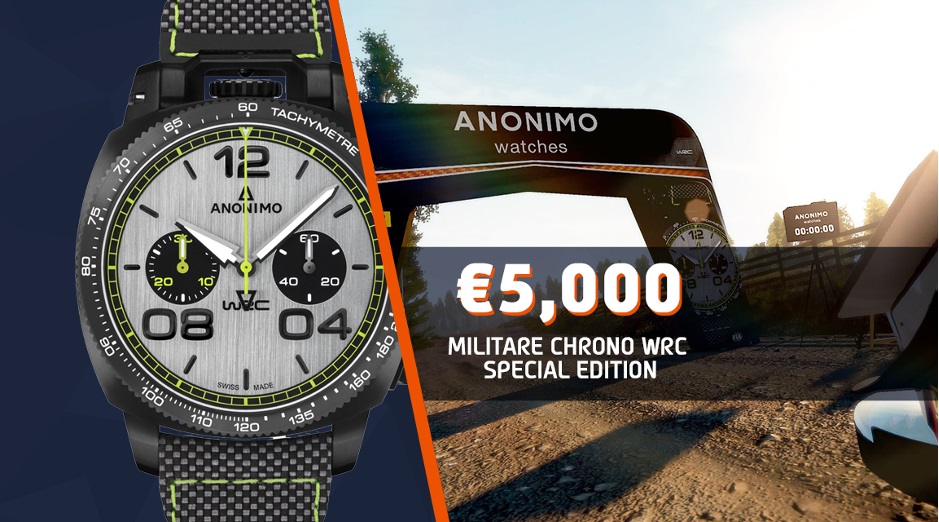 Juega WRC 9 Online y obtén la oportunidad de ganar un Reloj Anonimo de $5,000 euros, GamersRD