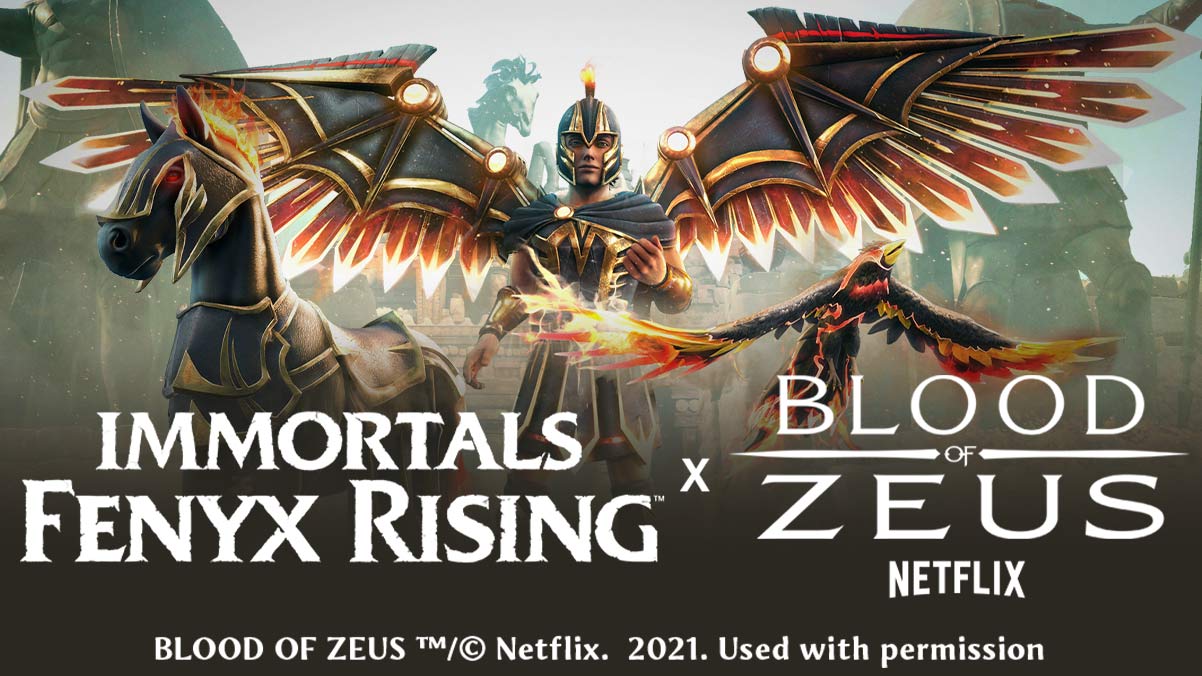 Immortals Fenyx Rising, Blood of Zeus, Netflix, crossover