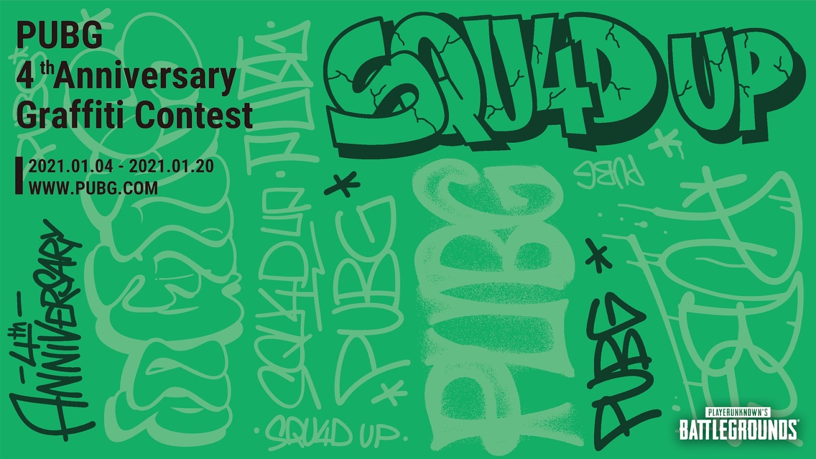 PUBG celebra su cuarto aniversario con concurso de graffiti, GamersRd