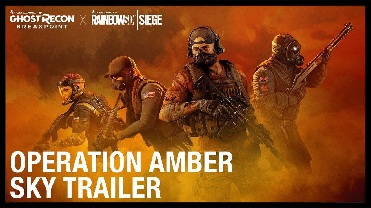 Tom Clancy’s Ghost Recon Breakpoint X Rainbow Six Siege Operation Amber Sky Tráiler Ubisoft , GamersRD