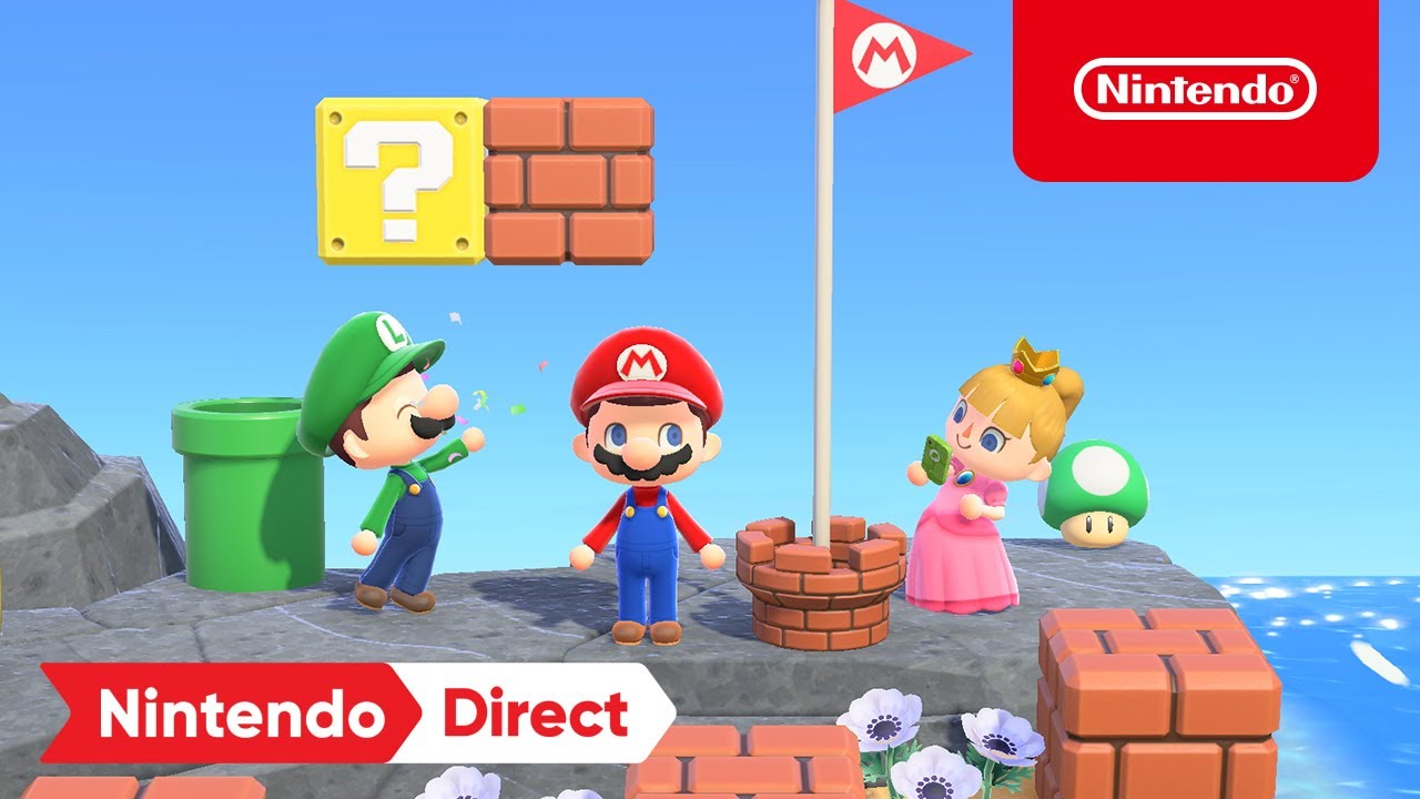 Animal Crossing New Horizons x Super Mario Collaboration Items - Nintendo Direct 2.17.2021, GamersRD