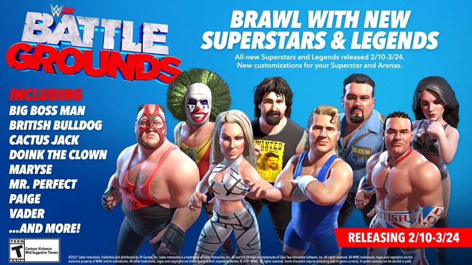 Mr. McMahon, Paige y Ricky Steamboat se unen al roster de WWE 2K Battlegrounds, GamersRD