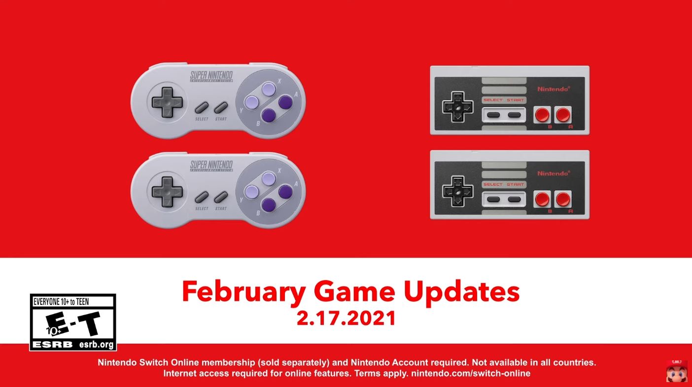 Nintendo Switch Online, Juegos de Febrero, GamersRD