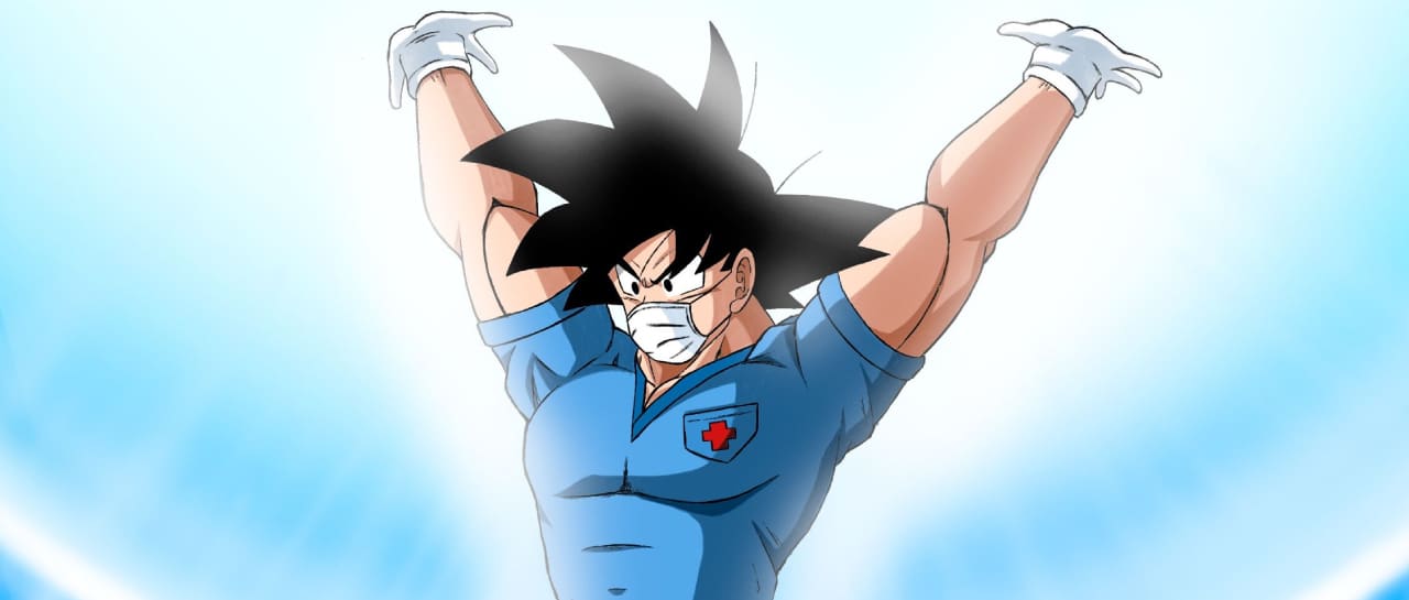 Goku se vuelve tendencia en las redes sociales contra el covid-19
