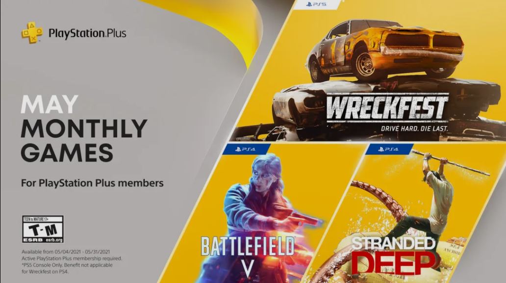 Battlefield V, Stranded Deep yWreckfest Drive Hard, Die Last son los juegos gratuitos de PlayStation Plus de mayo, GamersRD