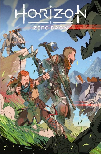 Horizon Zero Dawn Comic - Aloy y Erend - GamersRD