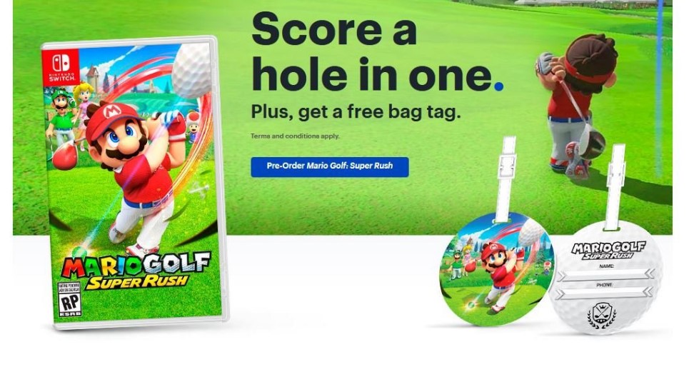 Best Buy ofrecera un incentivo por la precompra de Mario Golf Super Rush, GamersRD
