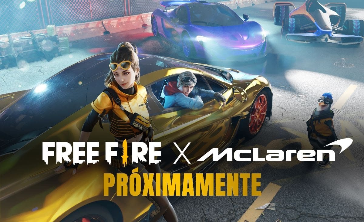 Garena Free Fire y McLaren Racing tendrán una emocionante colaboración, GamersRD